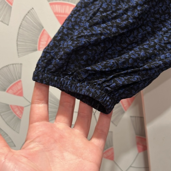 Madewell Blue Floral Tie-back Jumpsuit - Picture 4 of 12